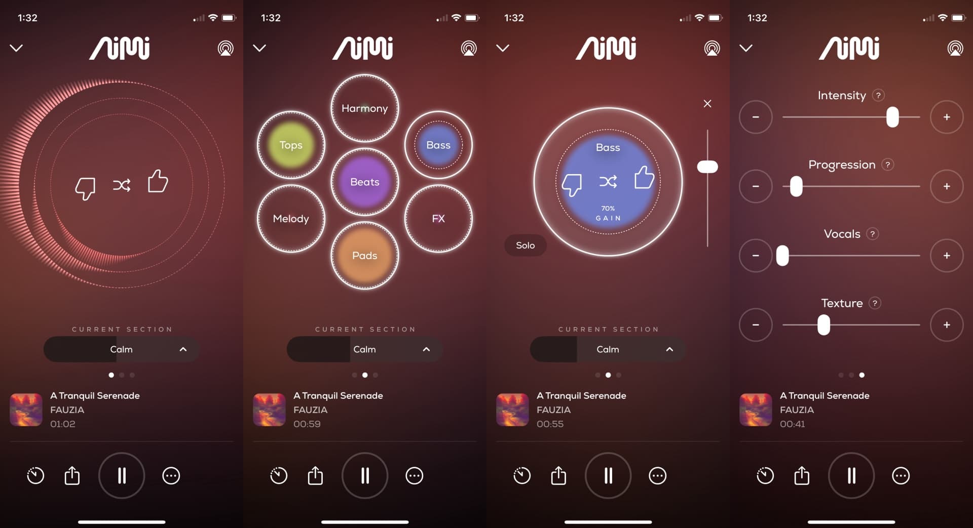 Aimi Interactive Music Player